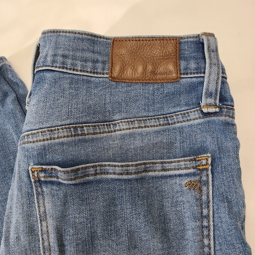 MADEWELL 9" Mid Rise Skinny Jeans Size 28
